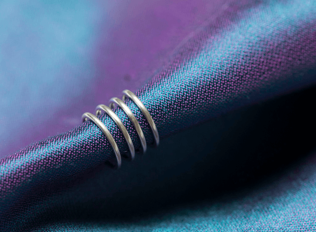 Silver Four Hooped Ear Cuff