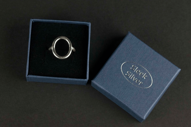 Silver Open Circle Ring