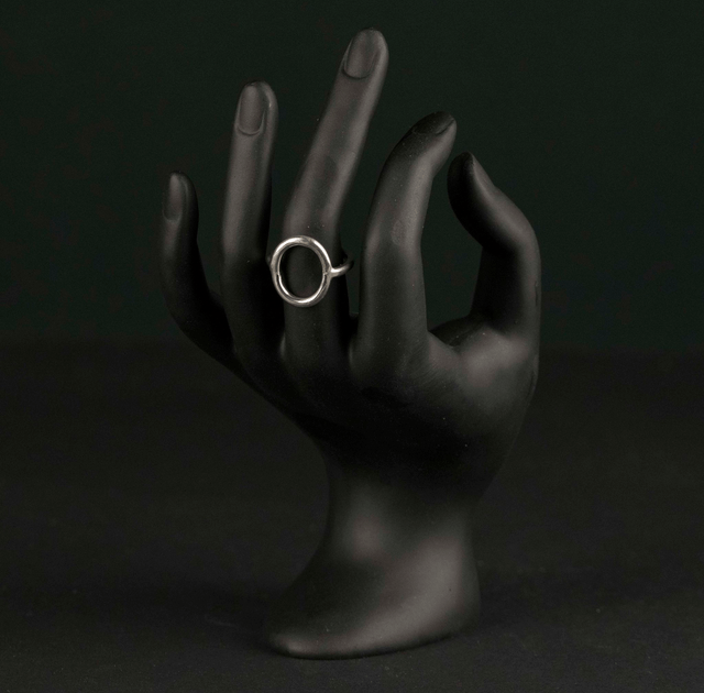 Silver Open Circle Ring