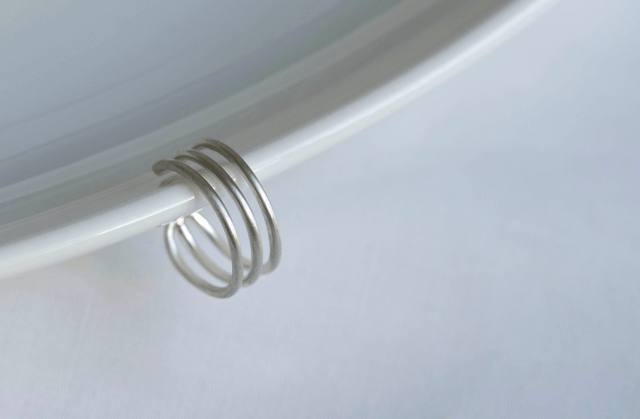 Silver Triple Hooped Ear Cuff