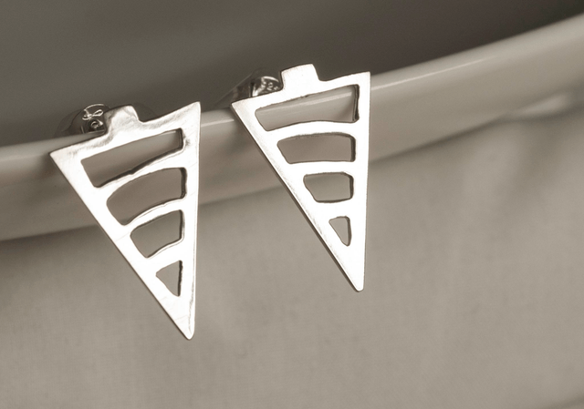 Silver Fir Tree Ear Studs