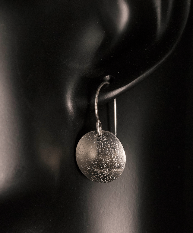 Silver "Stardust" Drop Earrings