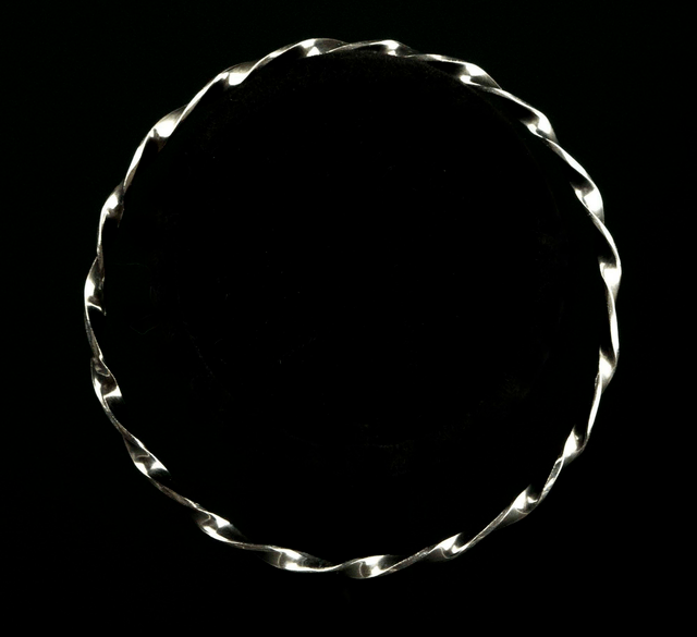Silver Twisted Bangle